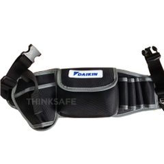 Túi đeo hông đựng đồ nghề dụng cụ sửa chữa thợ kỹ thuật điện có đai đựng máy khoan pin - Trang bị toàn diện