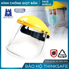 Nón bảo hộ có kính Blue Eagle che bảo vệ cả khuôn mặt, chống bụi, trong suốt, mài, đa dụng có kính - Trang bị toàn diện