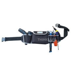 Túi đeo hông đựng đồ nghề dụng cụ sửa chữa thợ kỹ thuật điện có đai đựng máy khoan pin - Trang bị toàn diện