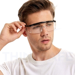 Kính bảo hộ EV105 tròng trong suốt Chống tia UV Chống bụi Chống mờ sương Kính bảo hộ chính hãng - Trang bị toàn diện