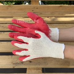 Găng tay bảo hộ lao động phủ cao su găng cotton chống trơn, nóng, hóa chất, hoàn thiện cao - Trang bị toàn diện