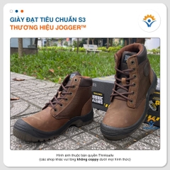 Giày bảo hộ Jogger nam Dakar da ngựa cao cổ chống nước chống đinh / giập ngón cách điện - Trang bị toàn diện