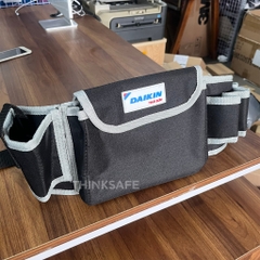 Túi đeo hông đựng đồ nghề dụng cụ sửa chữa thợ kỹ thuật điện có đai đựng máy khoan pin - Trang bị toàn diện