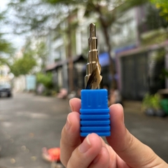 Mũi khoan tháp chuôi lục giác KingBlue M2 KBT-04*12/ KBT-04*20/ KBT-04*32 kích thước 4-32mm, mũi khoan bước đa năng