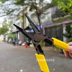 Kìm nhọn KingBlue KC2-09 dài 255mm Kìm mỏ nhọn đa năng kẹp giữ, uốn, tuốt, bấm cos, cắt dây điện