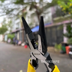 Kìm nhọn KingBlue KC2-09 dài 255mm Kìm mỏ nhọn đa năng kẹp giữ, uốn, tuốt, bấm cos, cắt dây điện