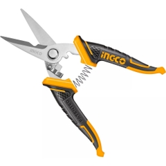 Kéo thợ điện 145mm INGCO, Kích thước 145mm, Chất liệu thép không gỉ, Độ dày lưỡi kéo 3.0mm - Trang bị toàn diện
