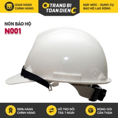 Nón bảo hộ lao động Bảo Bình N001, Bảo hộ chống va đập có núm vặn - Trang bị toàn diện
