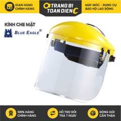 Nón bảo hộ có kính Blue Eagle che bảo vệ cả khuôn mặt, chống bụi, trong suốt, mài, đa dụng có kính - Trang bị toàn diện