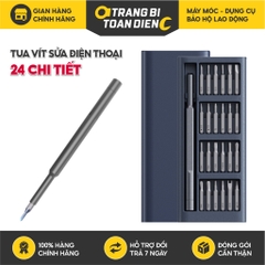 Bộ tua vít sửa điện thoại 24 chi tiết chất liệu thép s2, có từ tính Tô vít đa năng để sửa kính, laptop