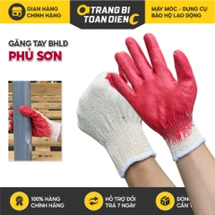 Găng tay bảo hộ lao động phủ cao su găng cotton chống trơn, nóng, hóa chất, hoàn thiện cao - Trang bị toàn diện