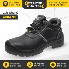Giày bảo hộ Jogger Aura S3 SRC ESD da bò cấu tạo phi kim chống nước chống đinh Giày jogger chống tĩnh điện