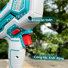 Máy cưa kiếm dùng pin 20V Total, Tốc độ không tải 0-3200rpm, Máy cưa gỗ 65mm và cưa sắt 8mm