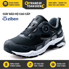 Giày bảo hộ Hàn Quốc Ziben 2301 Iris, chống thấm nước, Khóa vặn tiện lợi, thoáng khí, dáng thấp cổ, thể thao, chính hãng