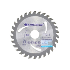 Lưỡi cưa gỗ KingBlue XS-110x30T đĩa cắt 110mm, cốt 20mm, số răng 30 - 40 Lưỡi cắt gỗ chính hãng - Thinksafe