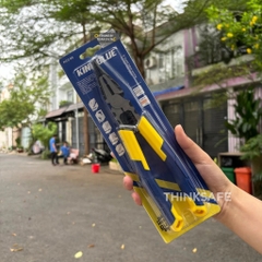 Kìm nhọn KingBlue KC2-09 dài 255mm Kìm mỏ nhọn đa năng kẹp giữ, uốn, tuốt, bấm cos, cắt dây điện
