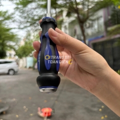 Tua vít đóng bake Ph2 và dẹp SL6 KingBlue KV6-6*150/ KV6+6*150 rộng 6mm, dài 150mm, chất liệu thép crv, tuốc nơ vít đóng