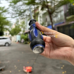 Tua vít đóng bake Ph2 và dẹp SL6 KingBlue KV6-6*150/ KV6+6*150 rộng 6mm, dài 150mm, chất liệu thép crv, tuốc nơ vít đóng