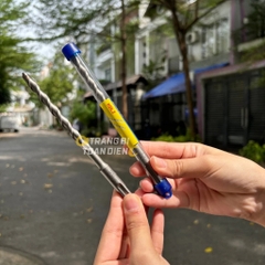 Mũi khoan bê tông đuôi gài 2 cạnh Kingblue KBL2 kích thước 6 - 8mm, chiều dài 160mm, khoan tường, bê tông, gạch men