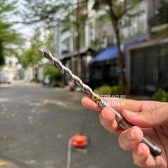 Mũi khoan bê tông đuôi gài 2 cạnh Kingblue KBL2 kích thước 6 - 8mm, chiều dài 160mm, khoan tường, bê tông, gạch men