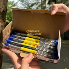 Mũi khoan bê tông đuôi gài 2 cạnh Kingblue KBL2 kích thước 6 - 8mm, chiều dài 160mm, khoan tường, bê tông, gạch men