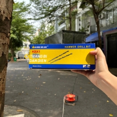 Mũi khoan gỗ chuôi lục giác KingBlue KBX1-06*200/ KBX1-08*200 kích thước 6 - 8mm, chất liệu thép hợp kim cao cấp