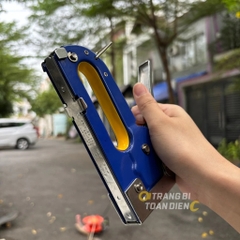 Kìm bấm ghim KingBlue KF-101 kích thước 4-8mm, độ dày 0.7mm, Máy bắn ghim gỗ, đóng thùng carton, dập ghim bao bì