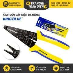 Kìm tuốt dây điện đa năng, cắt chân mạch linh kiện KingBlue KND200/KND150 kìm cắt dây điện chính hãng