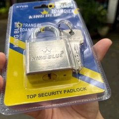 Ổ khóa KingBlue KYV40 kích thước 40mm, chất liệu cùm thép ruột đồng chất lượng, bảo vệ tài sản khóa cửa, kho xưởng