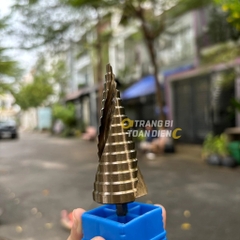 Mũi khoan tháp chuôi lục giác KingBlue M2 KBT-04*12/ KBT-04*20/ KBT-04*32 kích thước 4-32mm, mũi khoan bước đa năng