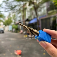 Mũi khoan tháp chuôi lục giác KingBlue M2 KBT-04*12/ KBT-04*20/ KBT-04*32 kích thước 4-32mm, mũi khoan bước đa năng