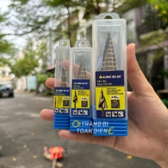 Mũi khoan tháp chuôi lục giác KingBlue M2 KBT-04*12/ KBT-04*20/ KBT-04*32 kích thước 4-32mm, mũi khoan bước đa năng