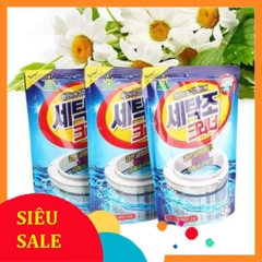 bịch bột tẩy lòng vệ sinh máy giặt hàn quốc 450g