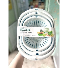SET 3 THAU RỔ OVAL, bộ thau rổ nhựa dày cao cấp 3 size khác nhau