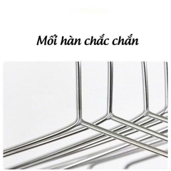 Set 10 Móc Inox Treo Quần Áo Siêu Bền
