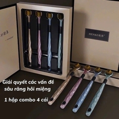Set 4 Bàn Chải 3 Chiều Siêu Hot, Hộp 4 Cây Bàn Chải Đa Năng