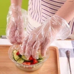 hộp 100 găng tay nilong nhật bản siêu dai. găng tay nhà bếp nấu ăn set 100c