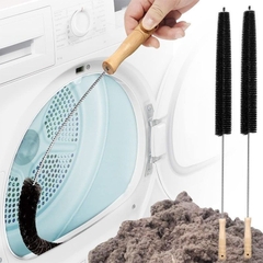 Bàn Chải Vệ Sinh Máy Giặt Cán Gỗ Đầu Uốn Dẻo Linh Hoạt