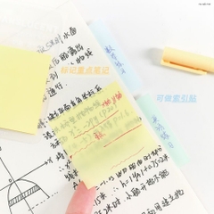set 50 tờ giấy note trong suốt, giấy ghi chú trog suốt siêu kute