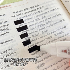 set 50 tờ giấy note trong suốt, giấy ghi chú trog suốt siêu kute