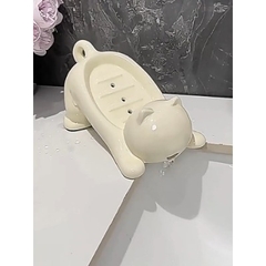 kệ để xà phòng bằng nhựa hình mèo kute