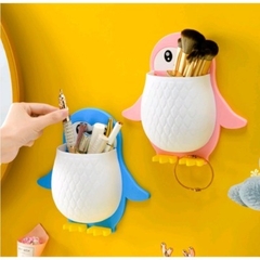 ( 5706) Kệ Dán tường Hình Chim Cánh Cục Bằng Nhựa Để Đồ Đa Năng Siêu Đáng Yêu