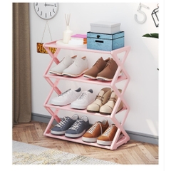 Kệ Để Giầy Chữ X 4 Tầng Đa Năng Gấp Gọn Thông Minh