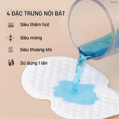 set 10 miếng dán thấm mồ hôi, Miếng Dán Thấm Hút Mồ Hôi Diệt Khuẩn Tốt