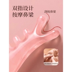 lược massage bằng nhựa màu ngọc, lược Massage Da Đầu Kinh Tuyến Nữ Dụng Cụ Tiện Dụng Chuyên Dụng