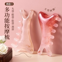 lược massage bằng nhựa màu ngọc, lược Massage Da Đầu Kinh Tuyến Nữ Dụng Cụ Tiện Dụng Chuyên Dụng