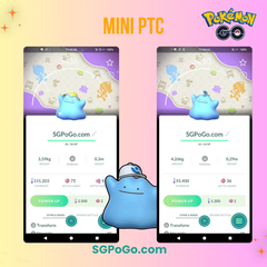 Pokémon PTC Go - Shiny Ditto Wearing a Cap - Pokopia Special Background✨