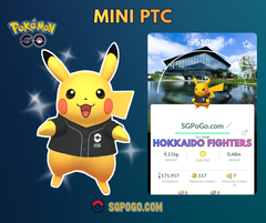 Pokémon PTC GO - Shiny Pikachu Baseball - Hokkaido Fighters✨Special Background✨