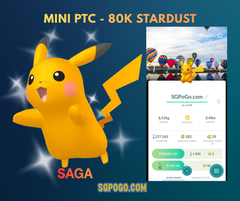 Shiny Pikachu Stamp Rally Saga Background