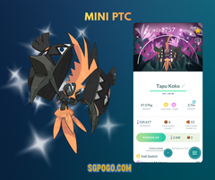 Shiny Tapu Koko✨2025 Wild Area Special Background✨mini PTC 20k✨✨